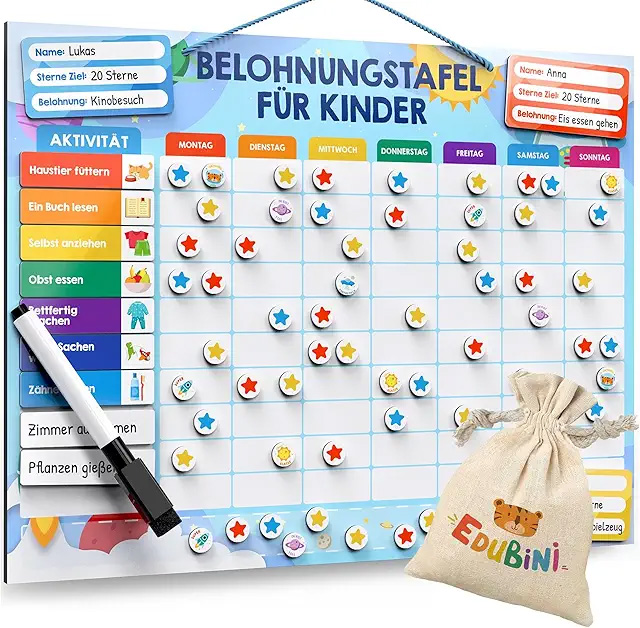 Bild: Edubini Belohnungstafel für Kinder
